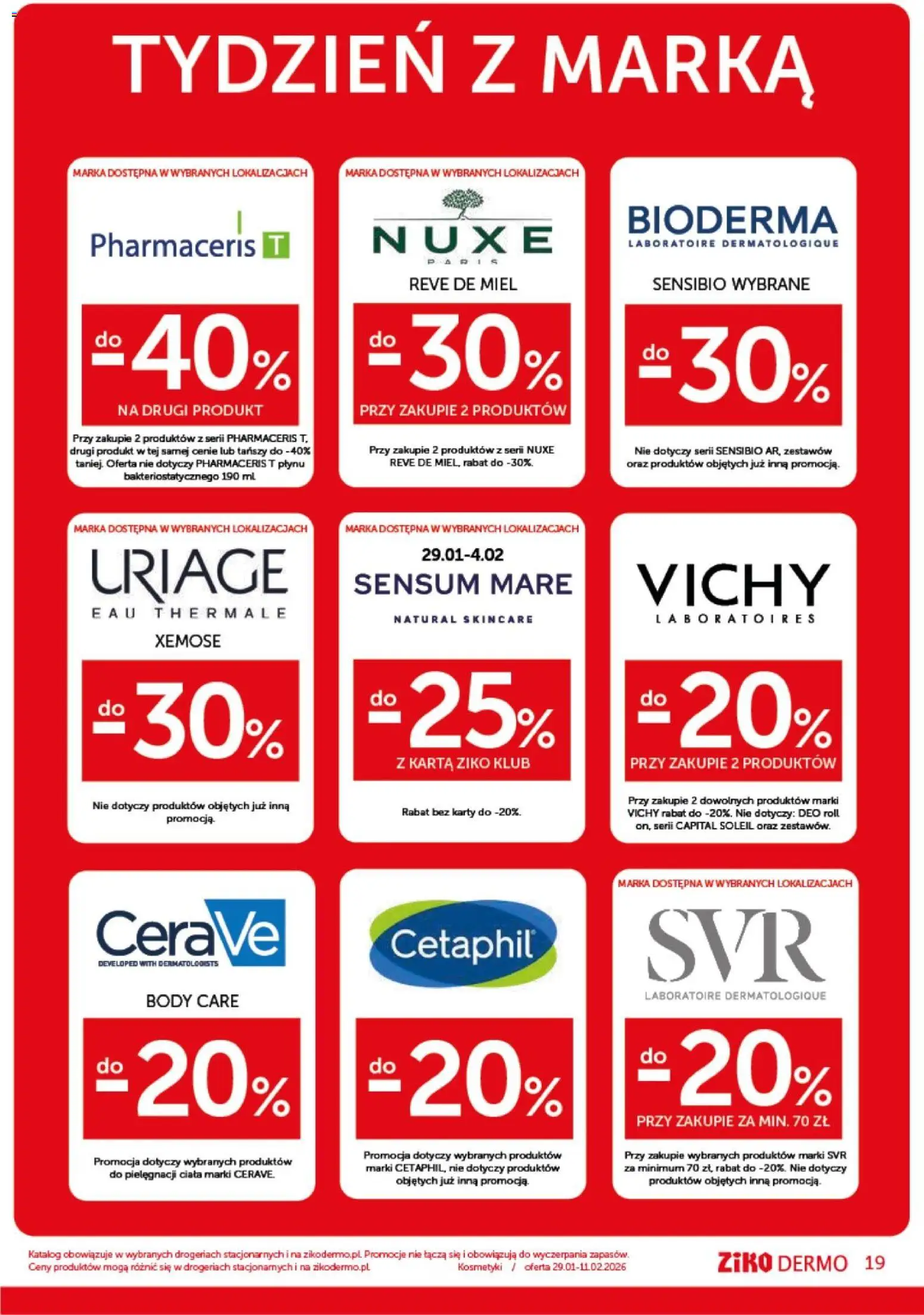 Ziko Gazetka od 29.01.2026 | Strona: 19 | Produkty: Karta, Kosmetyki, Body