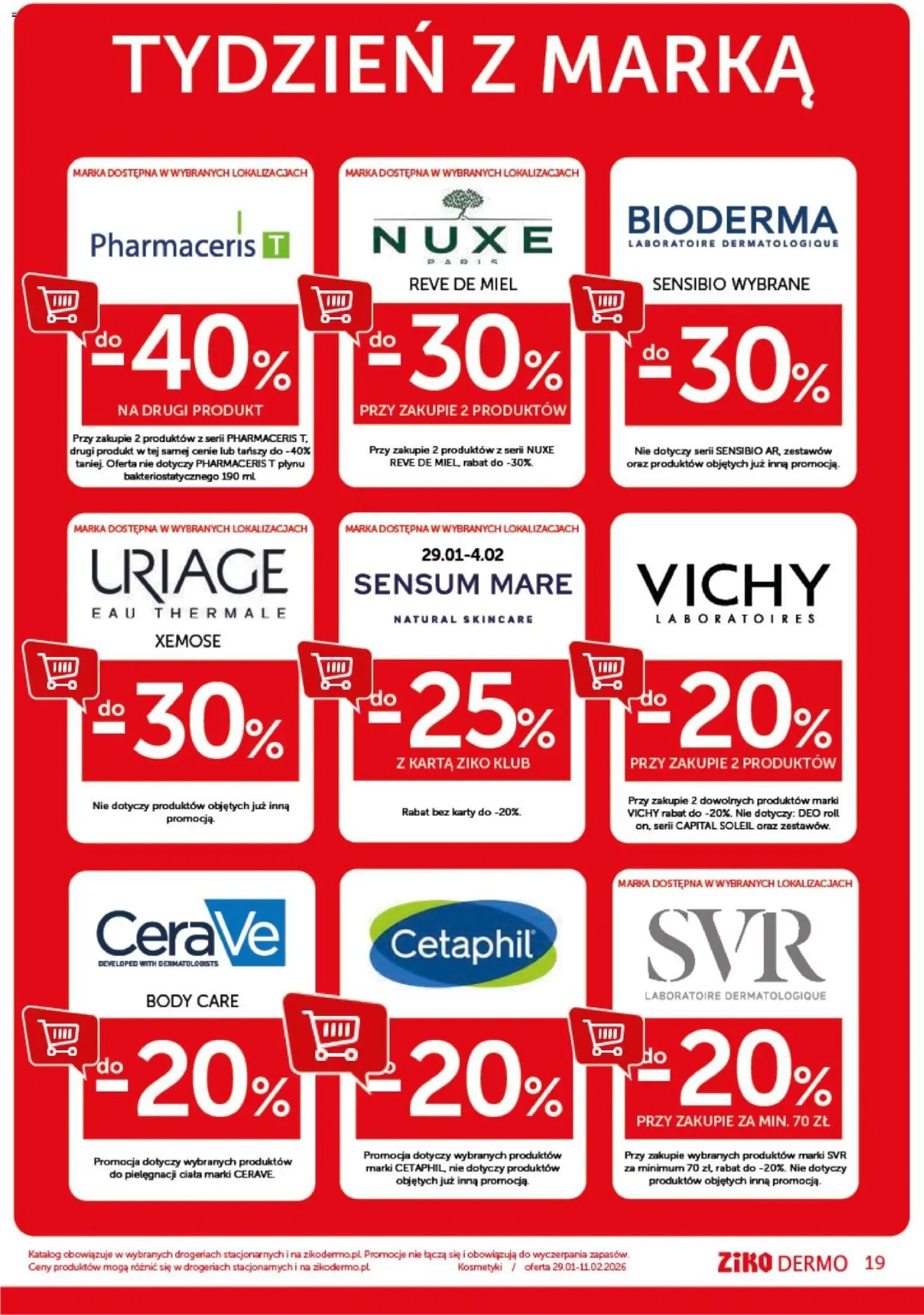 Ziko Gazetka od 29.01.2026 | Strona: 19 | Produkty: Karta, Kosmetyki, Body