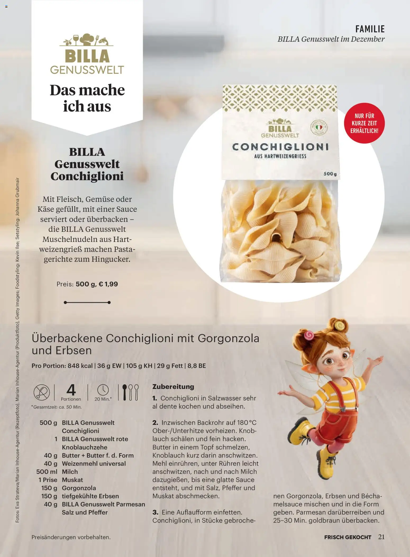 Billa AT akciós ujság - amely érvényes a következő dátumtól: 01.12.2025 | Oldal: 21