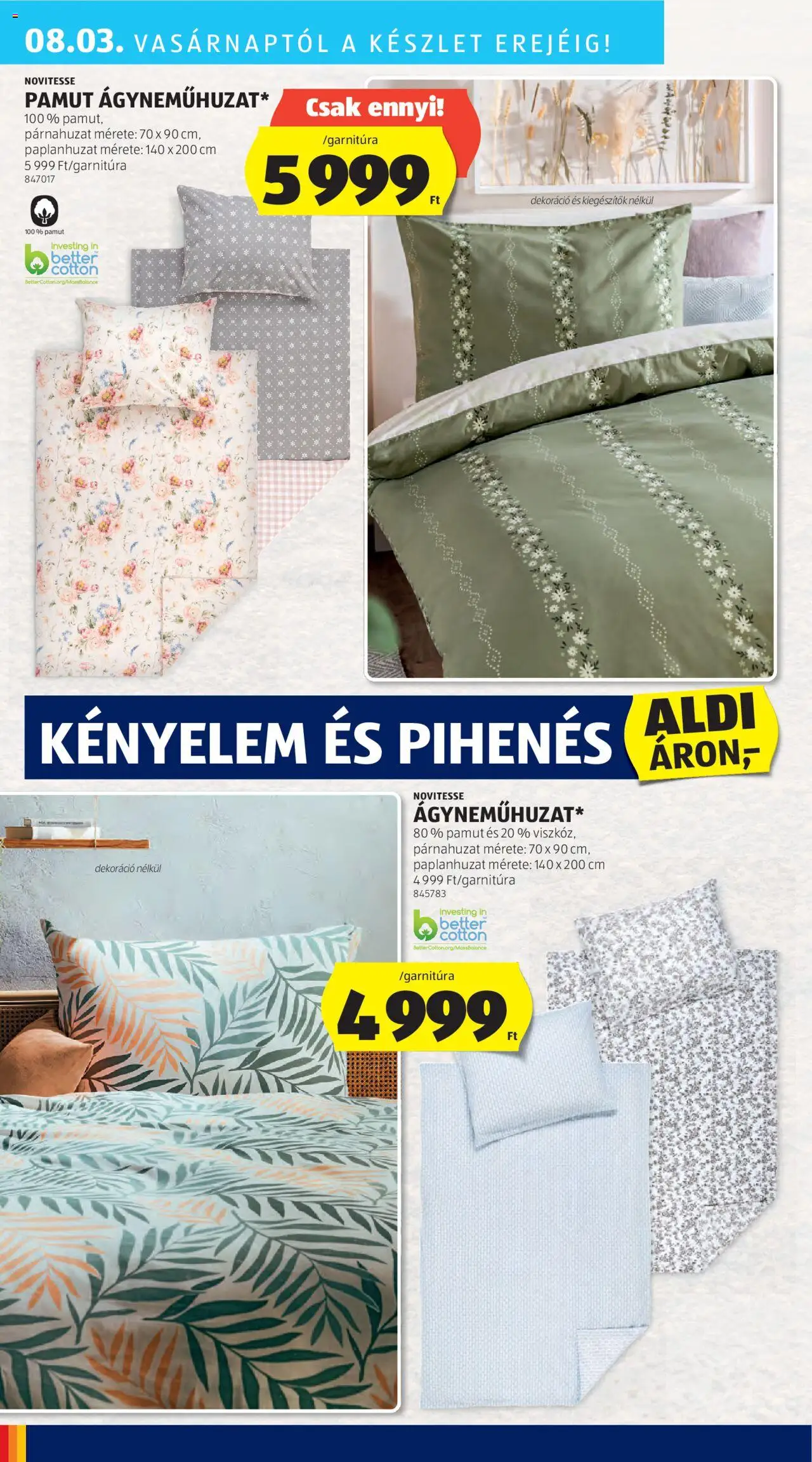 Aldi akciós ujság - amely érvényes a következő dátumtól: 31.07.2025 | Oldal: 13 | Termékek: Párnahuzat, Dekoráció