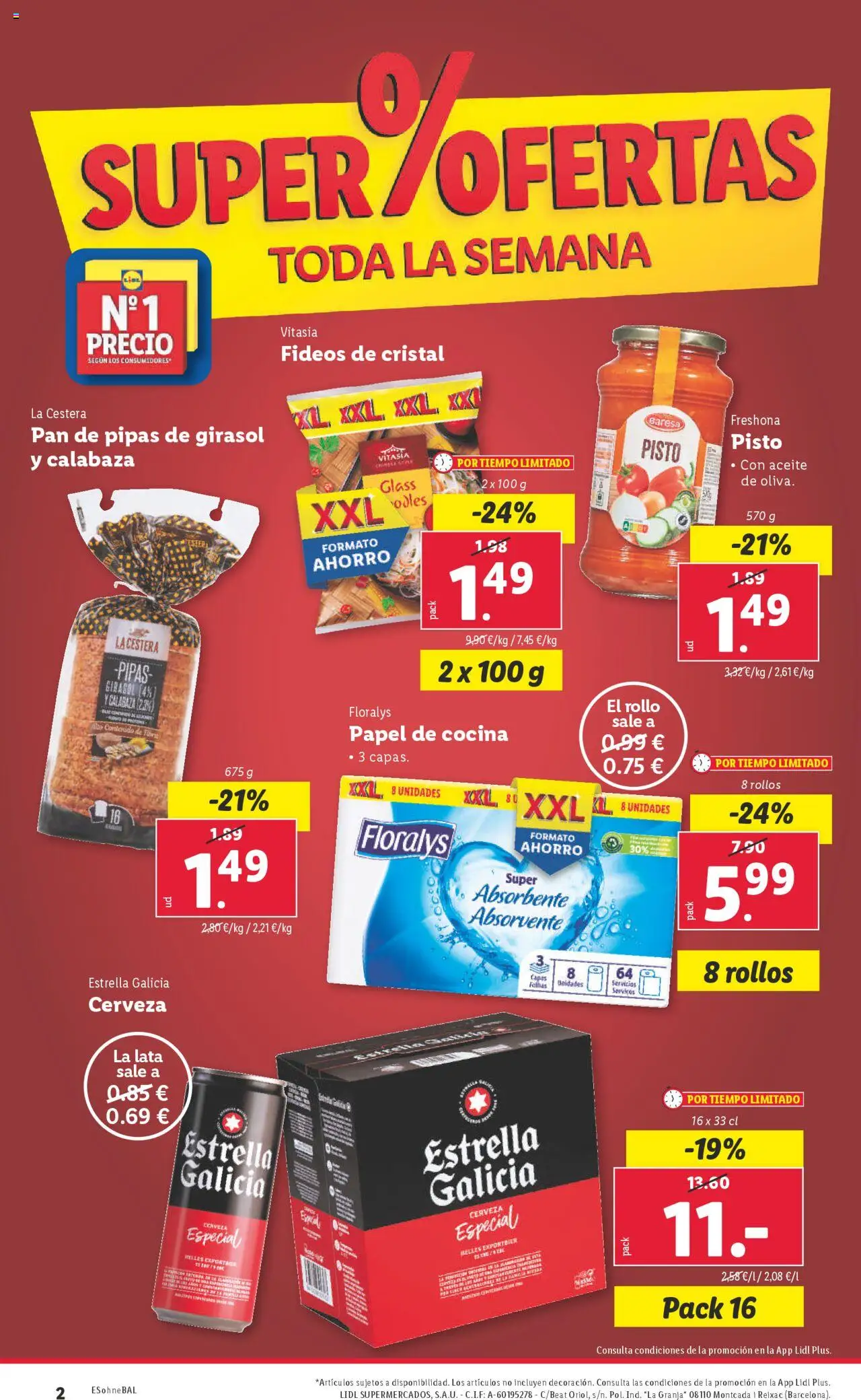 Lidl catálogo MAD │ válido desde el 02.06.2025 | Página: 2 | Productos: Παραθυρόφυλλο, Πράσινο τσάι, Aceite, Cerveza