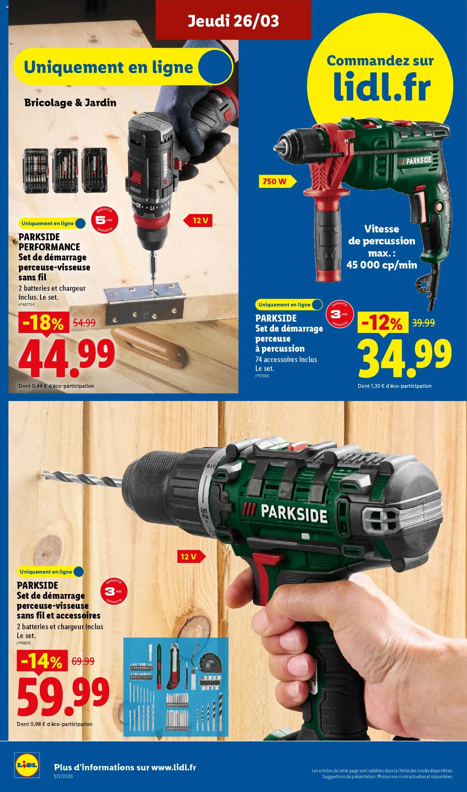 {H1} | Page: 48 | Produits: Perceuse