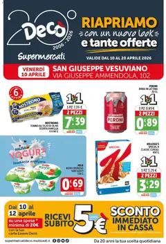 Anteprima del volantino Decò volantino Supermercati San Giuseppe Vesuviano valido a partire dal 10.04.2026