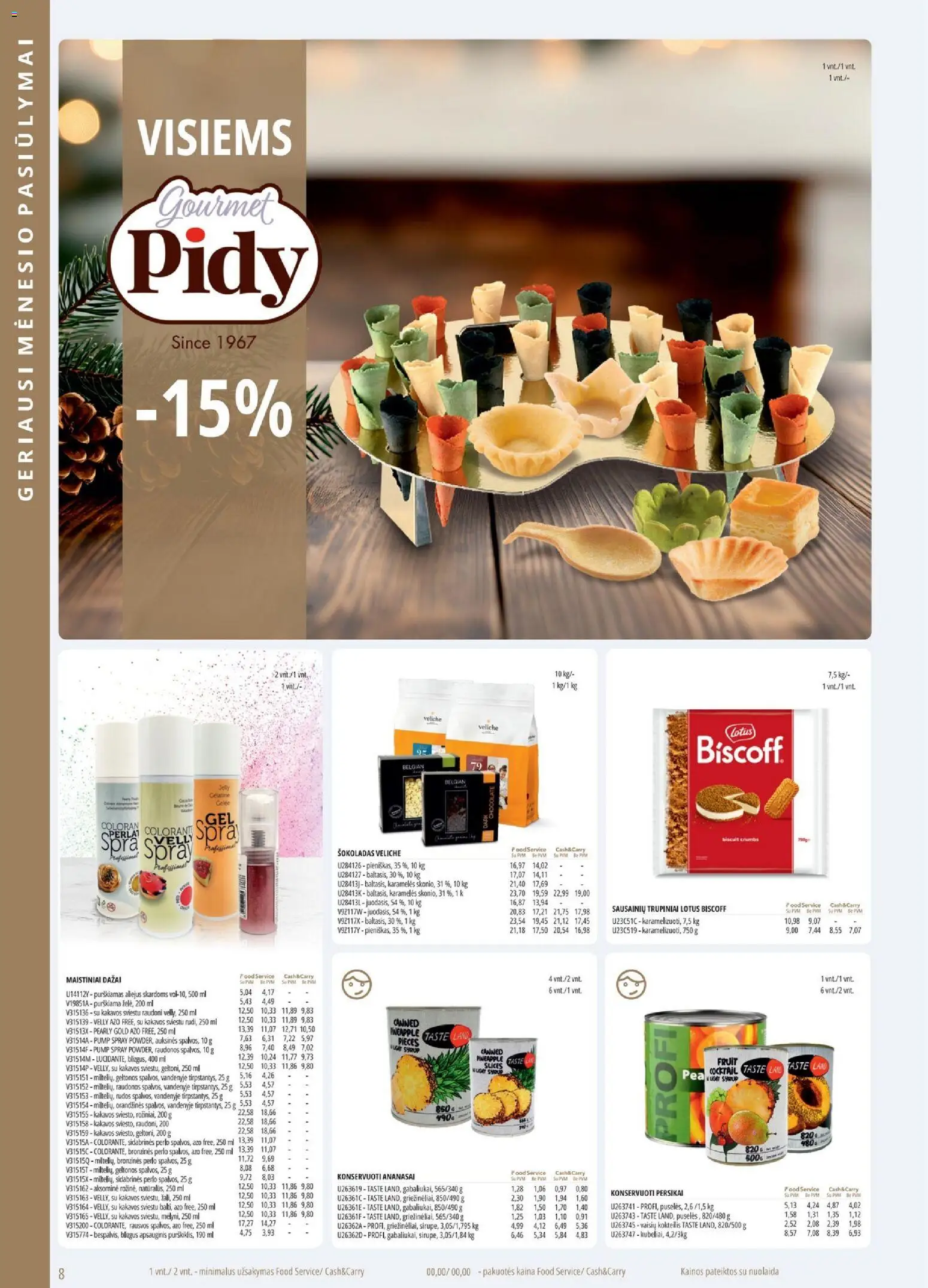 ePromo akcijos nuo 01.12.2025 | Puslapis: 8 | Prekių: Aliejus, Šokoladas, Ananasai