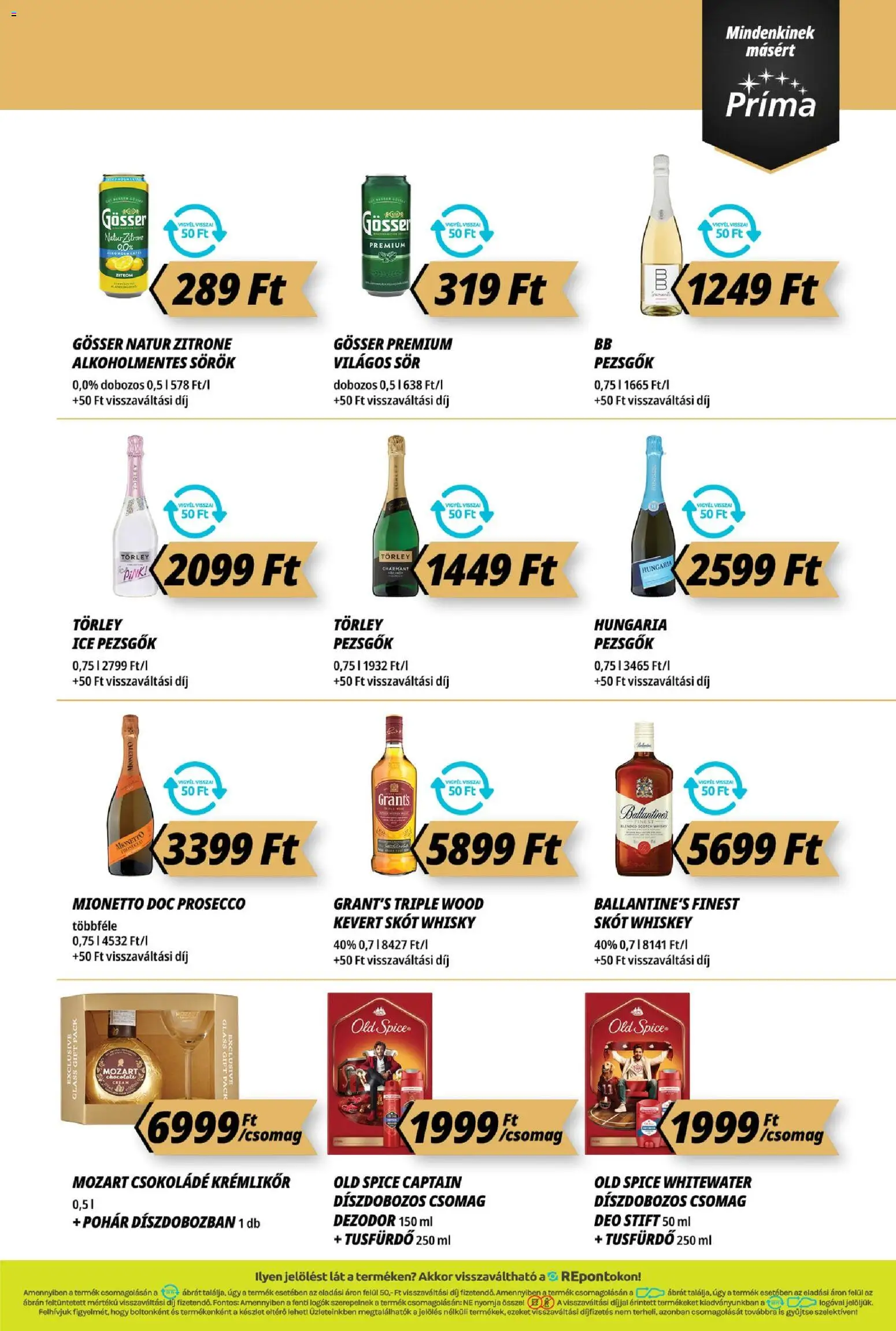 CBA Príma akciós ujság - amely érvényes a következő dátumtól: 20.11.2025 | Oldal: 11 | Termékek: Csokoládé, Sör, Tusfürdő, Pohár