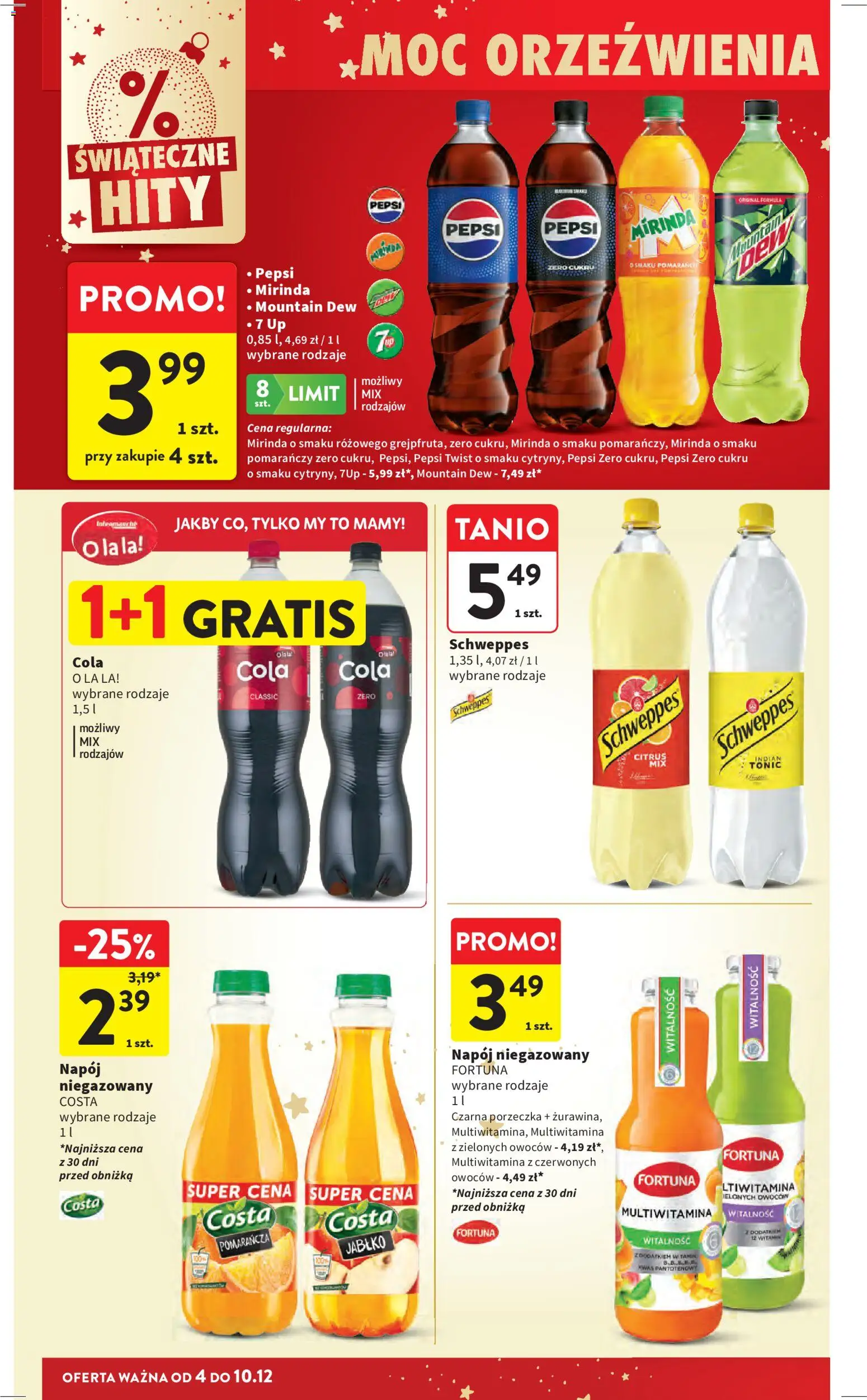 Intermarche Gazetka od 04.12.2025 | Strona: 52 | Produkty: Pepsi, Porzeczka