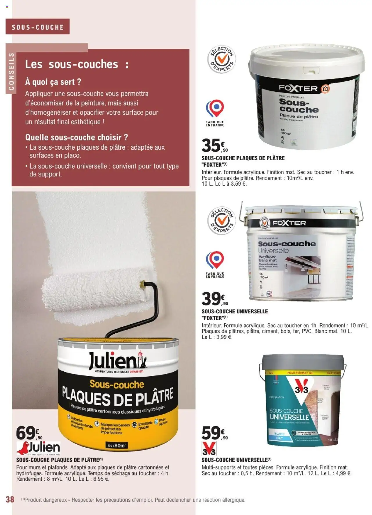  | Page: 38 | Produits: Mais, Masque, Plâtre