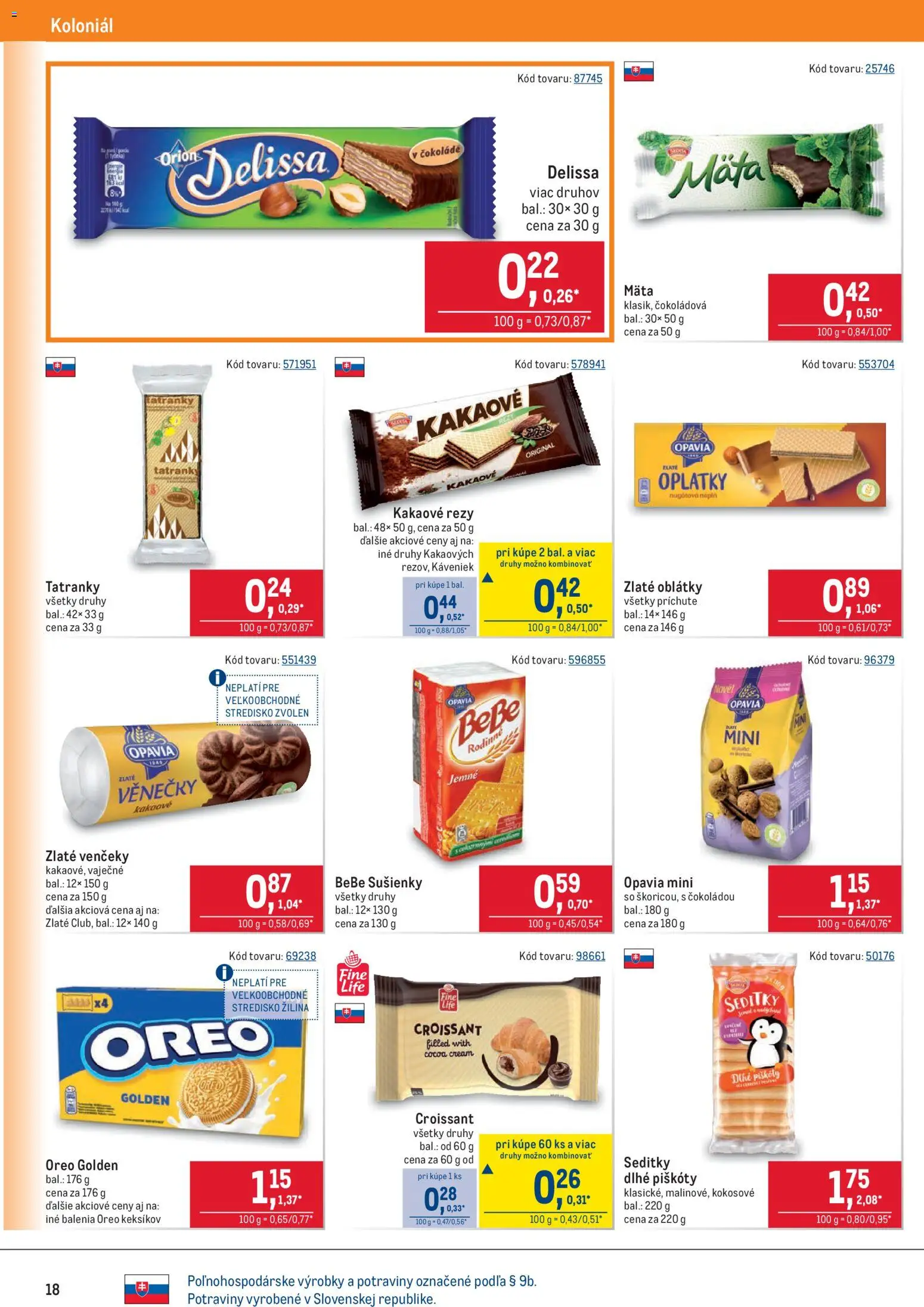 Nové Metro akcie – leták je platný od 10.12.2025 | Strana: 18 | Produkty: Croissant