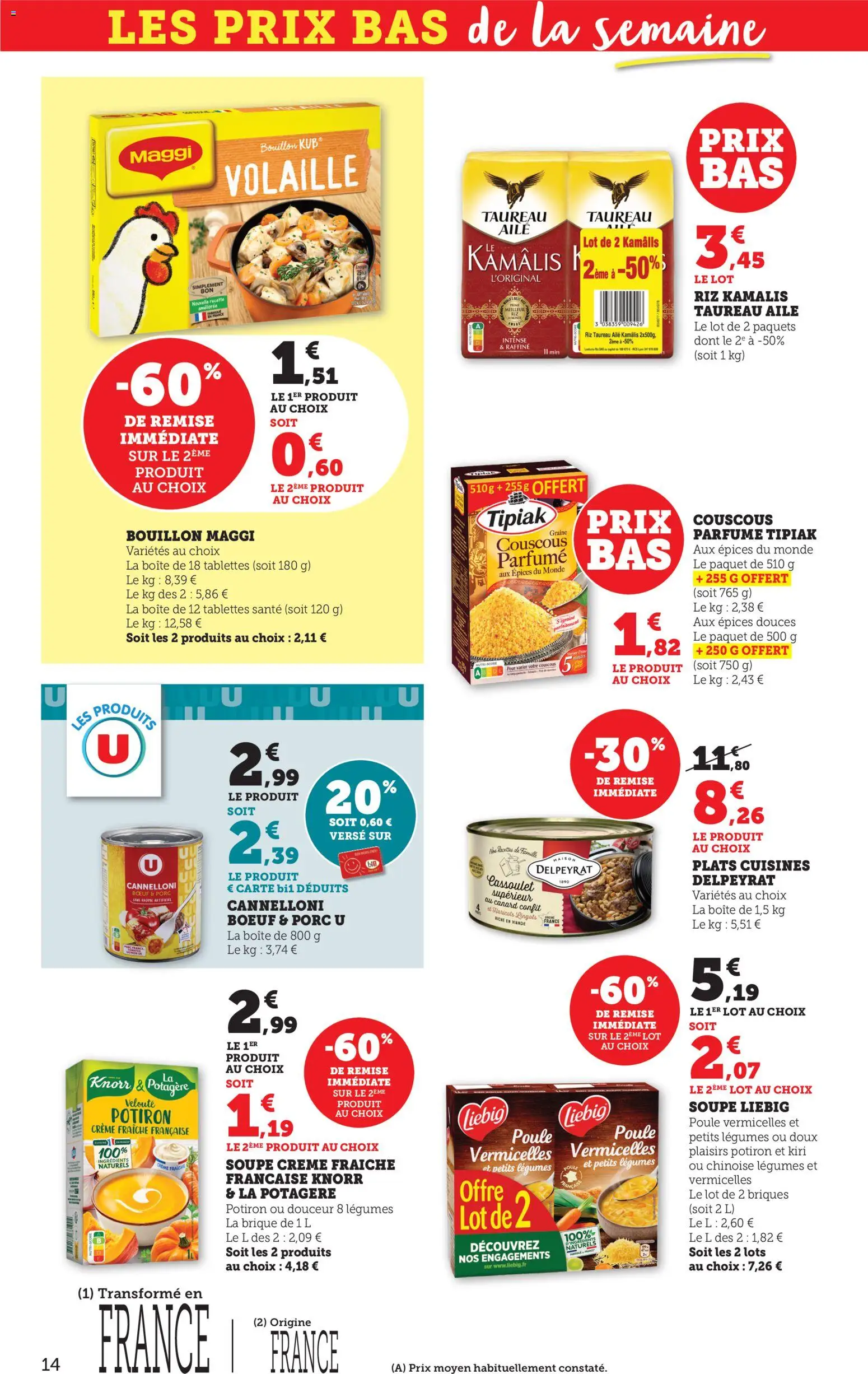 {H1} | Page: 15 | Produits: Soupe, Potiron, Volaille, Briques