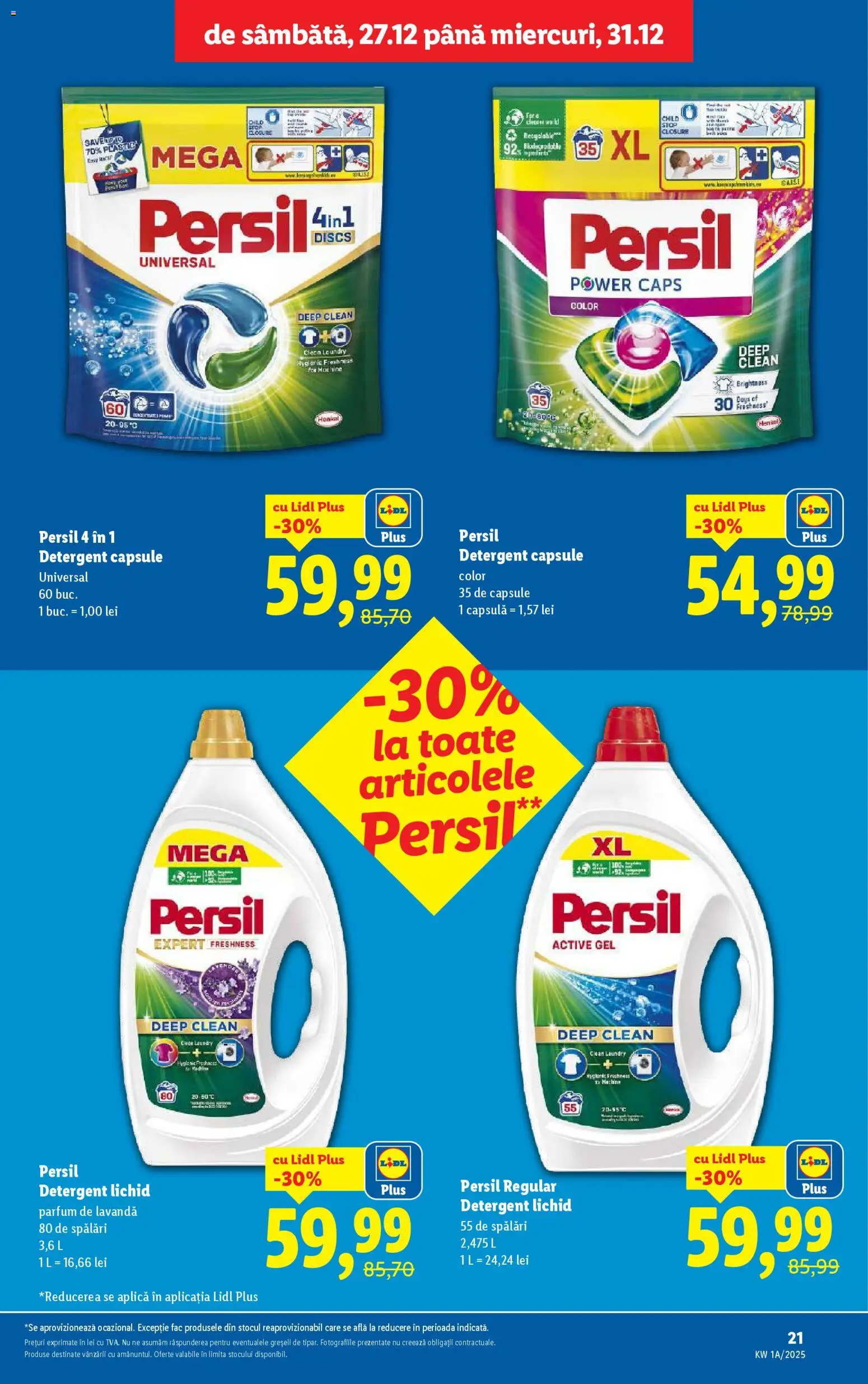 Noul catalog Lidl – valabil de la 27.12.2025 | Pagină: 21 | Produse: Pomelo, Parfum, Detergent