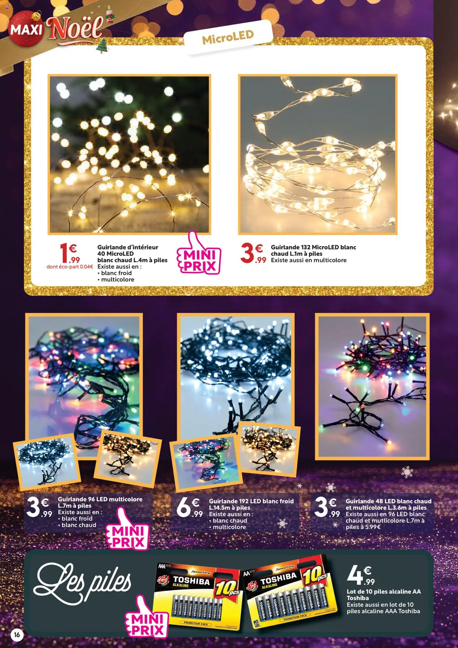 {H1} | Page: 16 | Produits: Piles