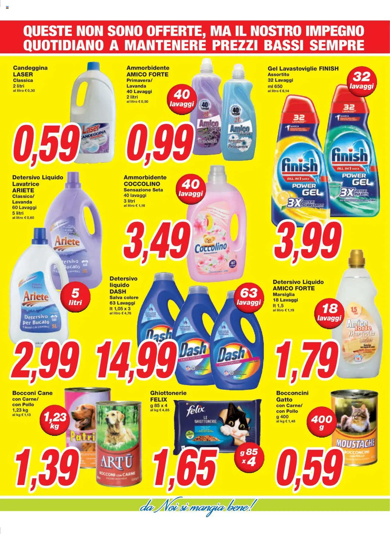 Volantino Prix del 26.09.2025 | Pagina: 9 | Prodotti: Pollo, Ammorbidente, Candeggina, Lavatrice