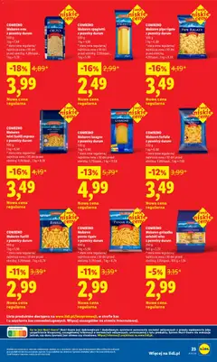 Pogląd oferty "COMBINO Makaron orzo z pszenicy durum, Makaron orzo z pszenicy durum, 500 g" - ważna od 13.04.2026 | Strona: 23