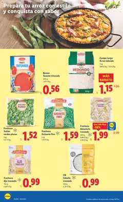 Lidl catálogo MAD │ válido desde el 11.08.2025 | Página: 6 | Productos: Arroz, Παγωμένο τσάι, Tomate triturado
