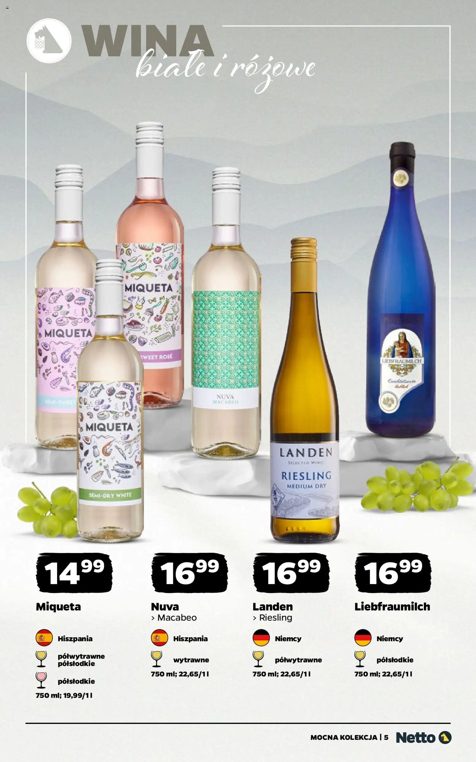 Netto gazetka - Wina od 02.02.2026 | Strona: 5 | Produkty: Riesling