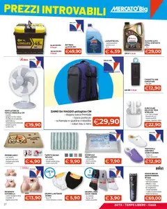 Volantino Mercatò del 21.07.2025 | Pagina: 27 | Prodotti: Ventilatore, Mutande, Bagno, Guanciale