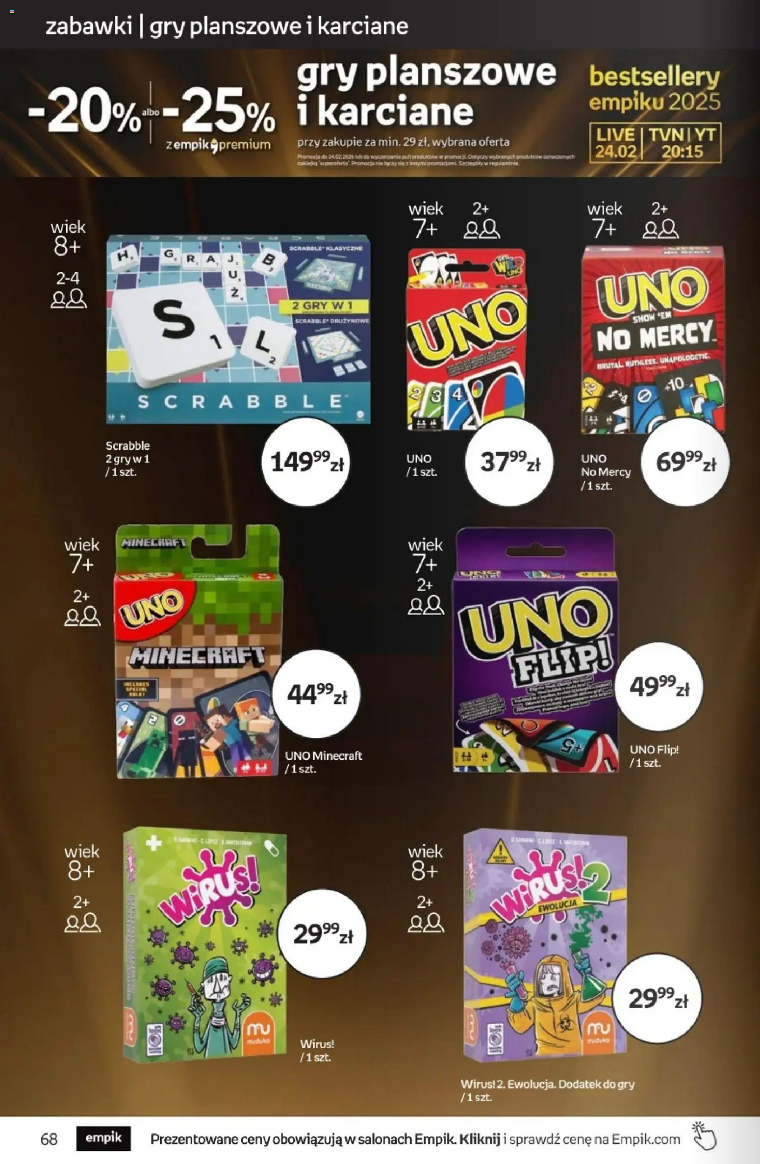 Empik promocje od 11.02.2026 | Strona: 68 | Produkty: Gry