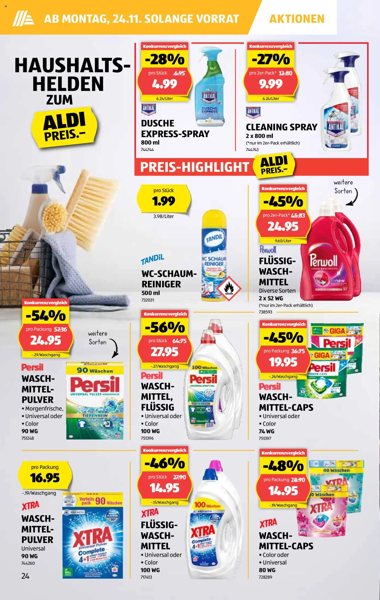 Aldi - Black Friday – gültig ab 20.11.2025 | Seite: 25 | Produkte: Dusche, Pulver