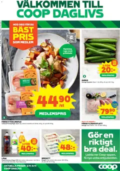 Coop Daglivs - erbjudanden - Förhandsvisning av reklamblad från butik Coop Daglivs aktuell från 03.11.2025 | Sida: 1