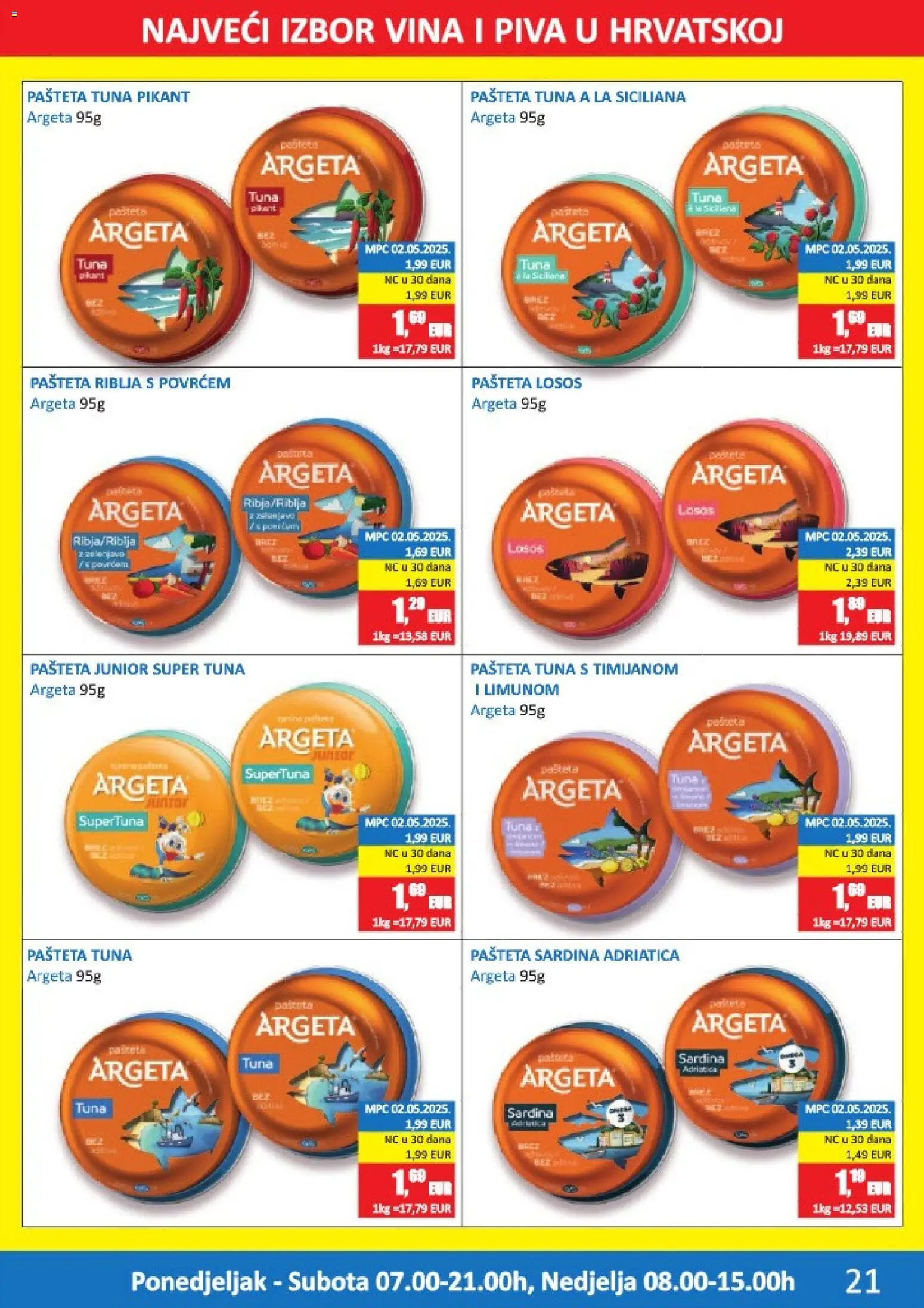 Vrutak katalog | vrijedi od 15.12.2025 | Stranica: 21 | Proizvodi: Pašteta, Sardina, Losos, Tuna