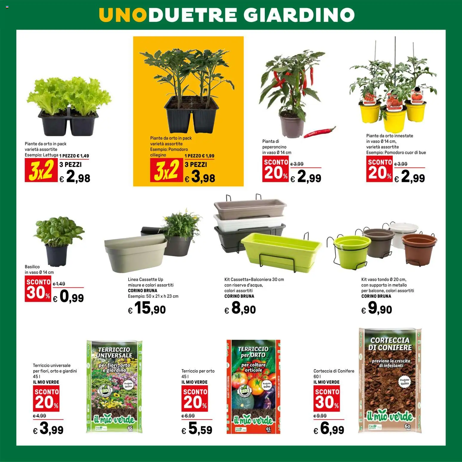 Volantino Iper del 07.04.2026 | Pagina: 35 | Prodotti: Pomodoro, Basilico, Lattuga, Vaso