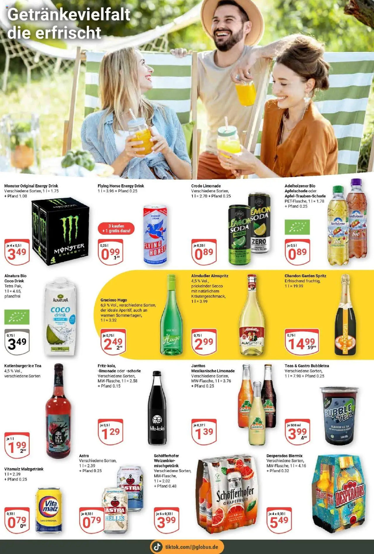 Globus prospekt Gensingen	 - gültig ab dem 29.06.2025 | Seite: 25 | Produkte: Energy, Grapefruit, Desperados, Hugo