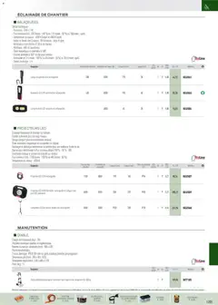 Rexel - Prévisualisation de Rexel - Brochure EPI, mesure, outillage, fixations et consommables valide à partir de 18.11.2025 | Page: 96 | Produits: Poids, Lampadaire, Lampe, Bavette