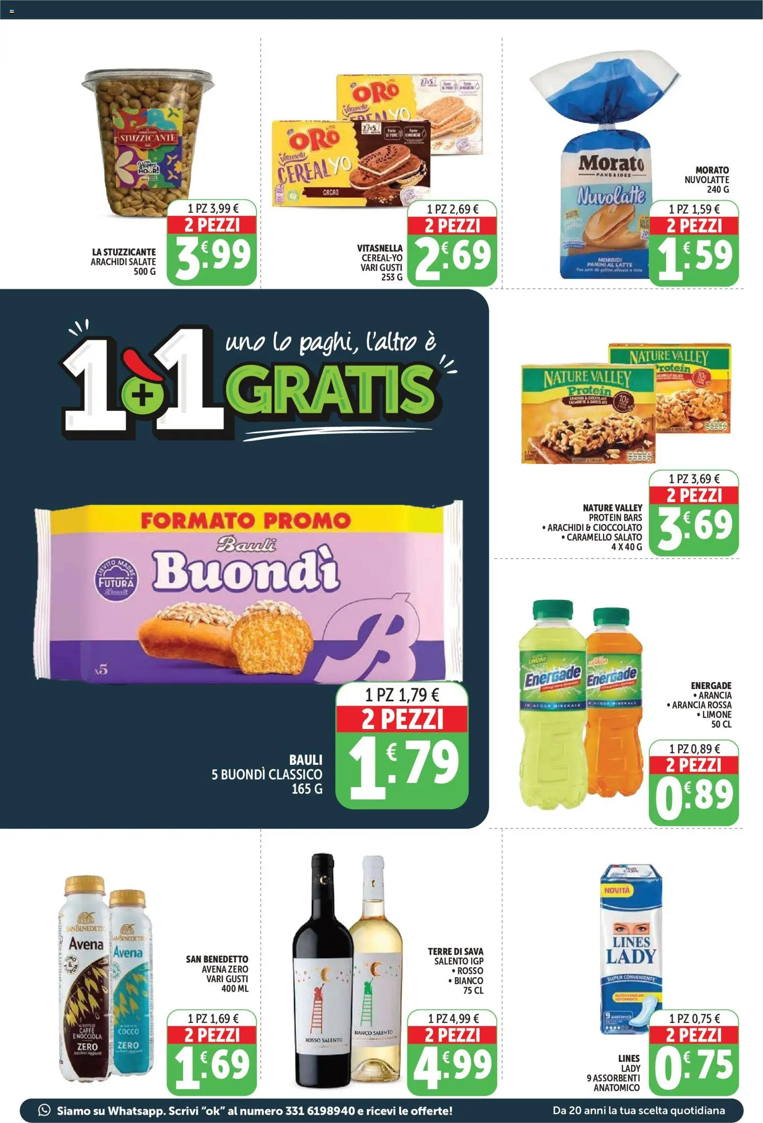 Volantino Decò del 09.04.2026 | Pagina: 3 | Prodotti: Cioccolato, Cocco, Arachidi, Acqua minerale