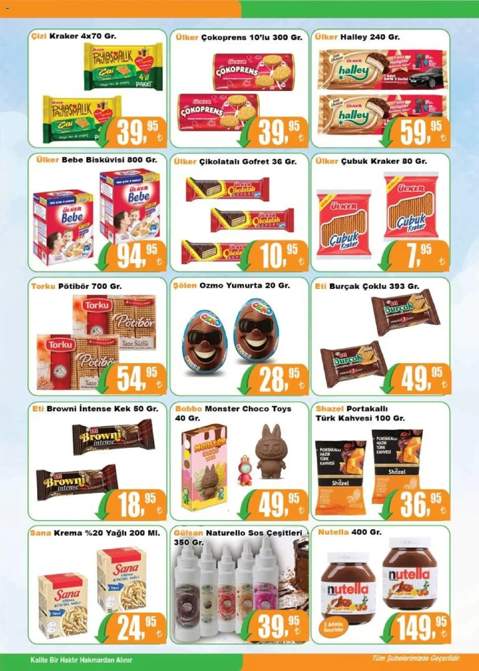 Hakmar Katalog - 12.12.2025 tarihinden itibaren geçerlidir | Sayfa: 4 | Ürünler: Gofret, Çikolatalı gofret, Yumurta, Sos