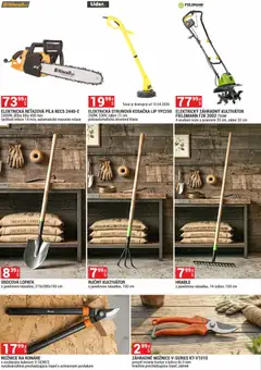 Merkury Market leták platný od 01.04.2026 | Strana: 7 | Produkty: Elektrická reťazová píla, Reťazová píla, Kosačka, Nožnice na konáre
