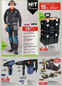 Leroy Merlin Gazetka od 29.08.2025 | Strona: 24 | Produkty: Koszula, Torba, Torba narzędziowa, Szlifierka