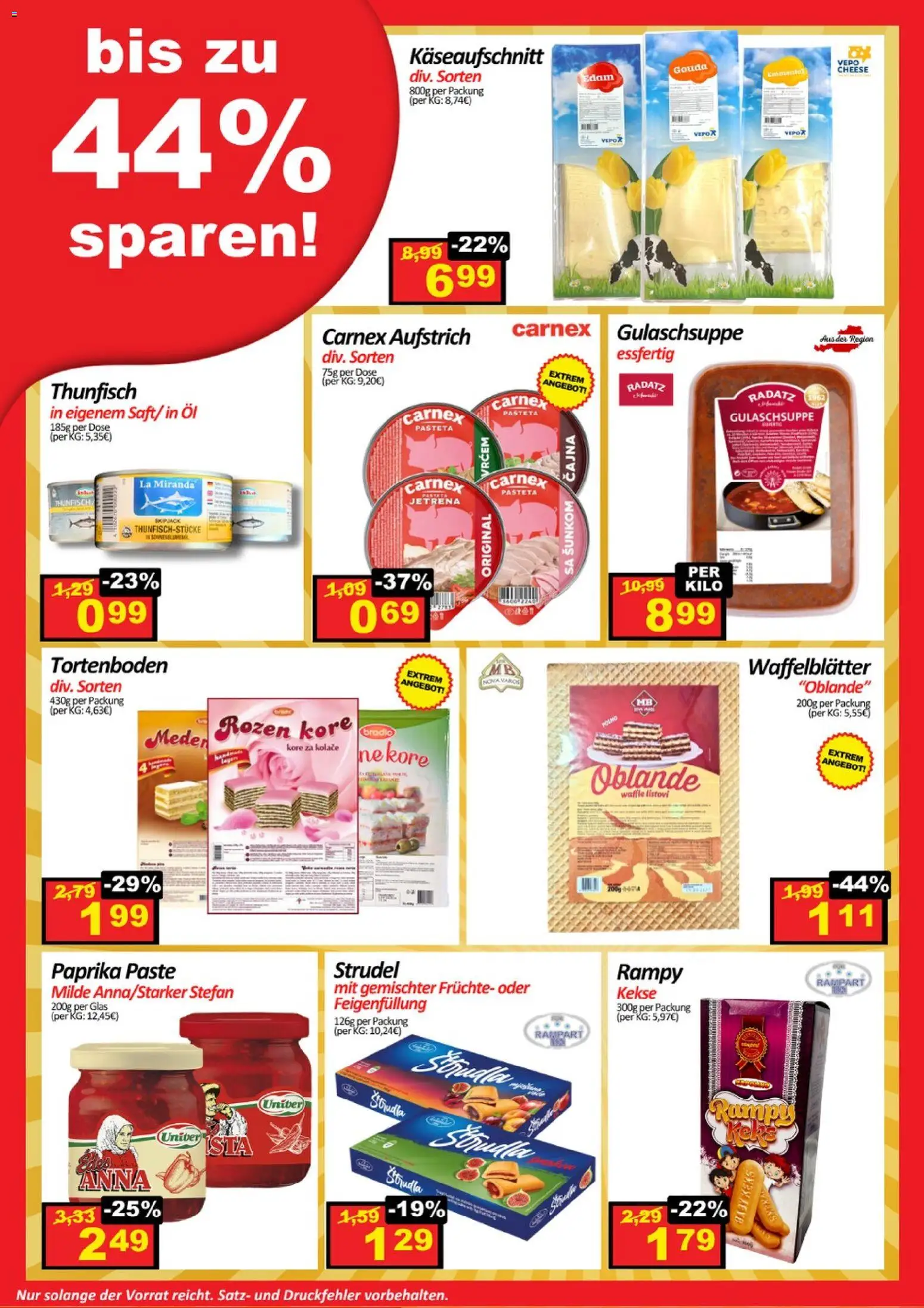 Wurstico Abholmarkt Flugblatt gültig ab 16.04.2026 | Seite: 4 | Produkte: Kekse, Öl