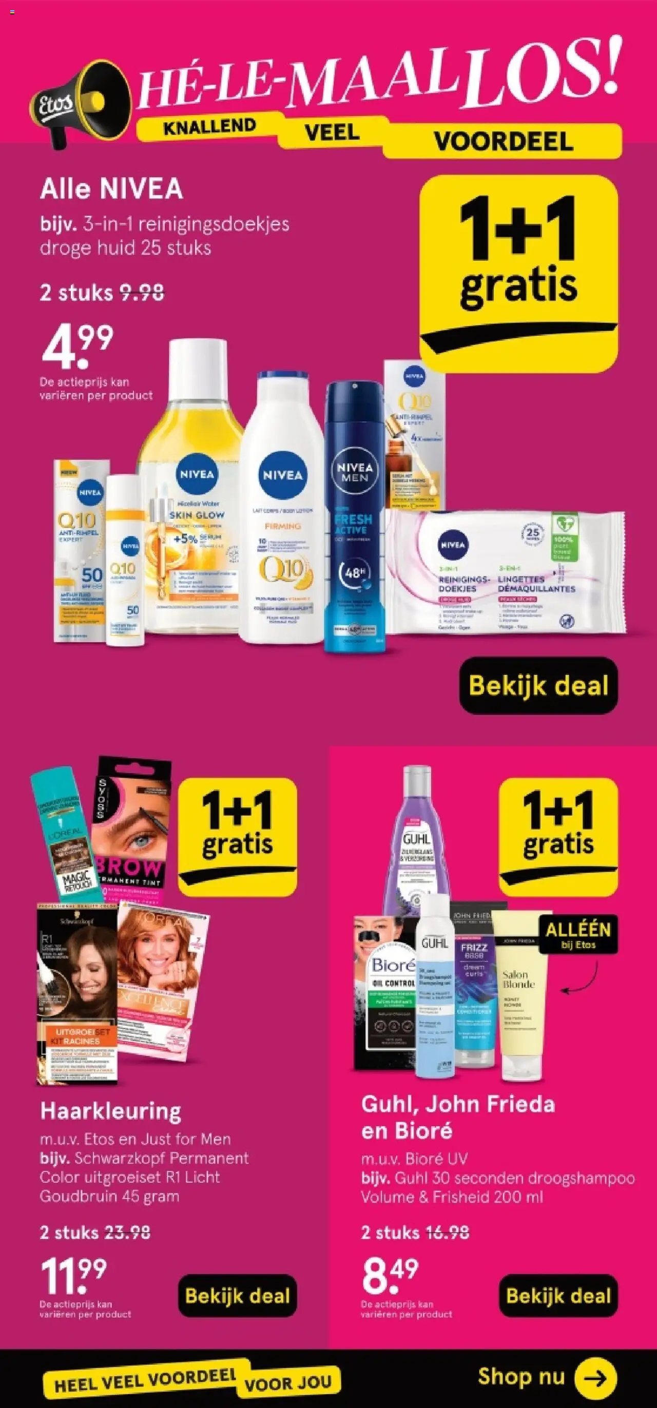  | Pagina: 7 | Producten: Ostyalap, Droogshampoo, Kan