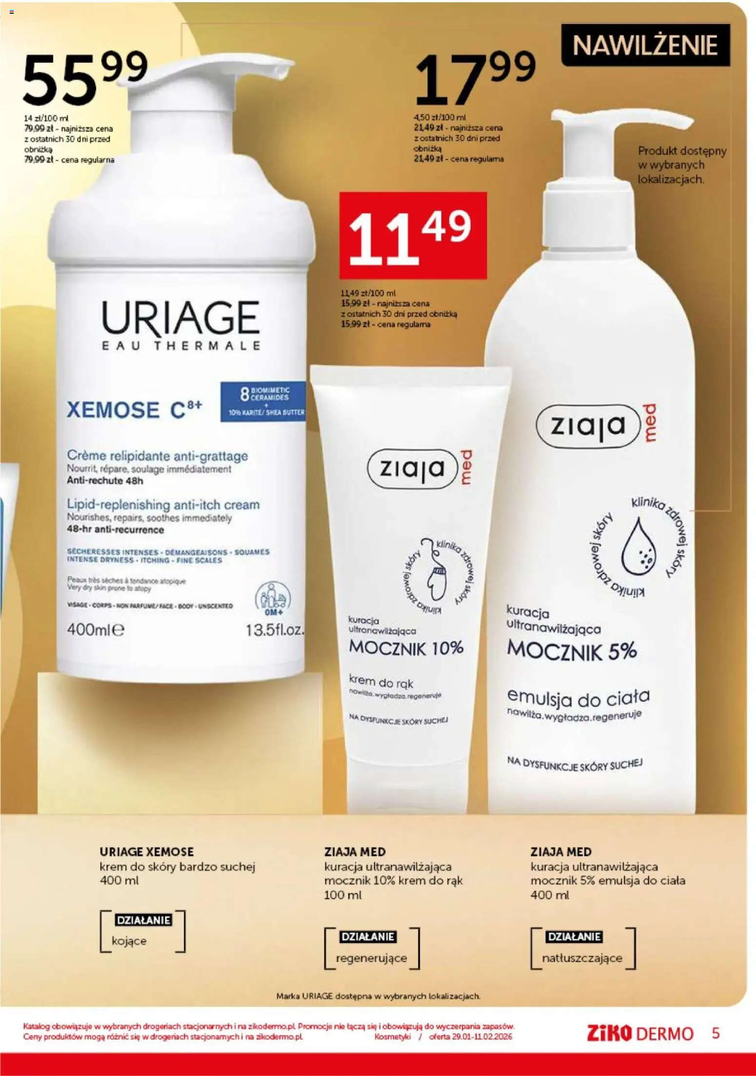Ziko Gazetka od 29.01.2026 | Strona: 5 | Produkty: Kosmetyki, Krem do rąk, Krem