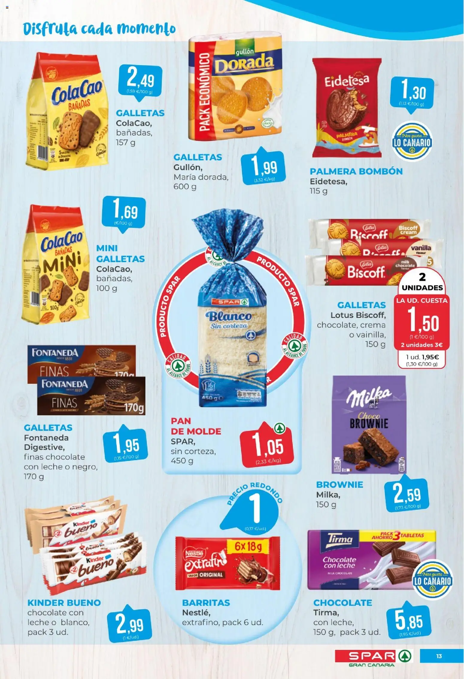 Spar - folleto │ válido desde el 20.02.2026 | Página: 13 | Productos: Chocolate, Crema, Galletas, Chocolate con leche