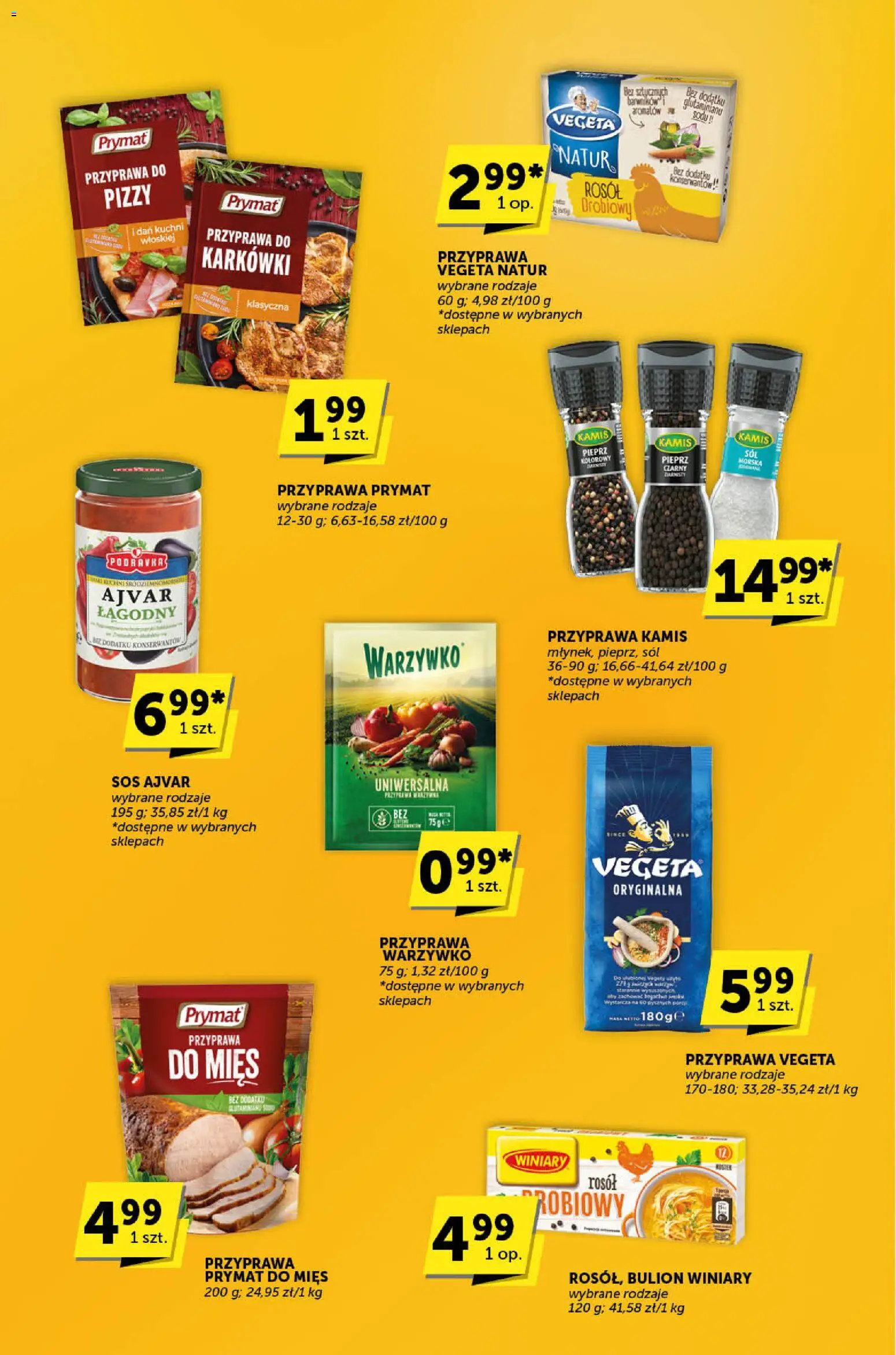 ABC Gazetka - Katalog od 22.01.2026 | Strona: 12 | Produkty: Ajvar, Sos, Sól, Pieprz