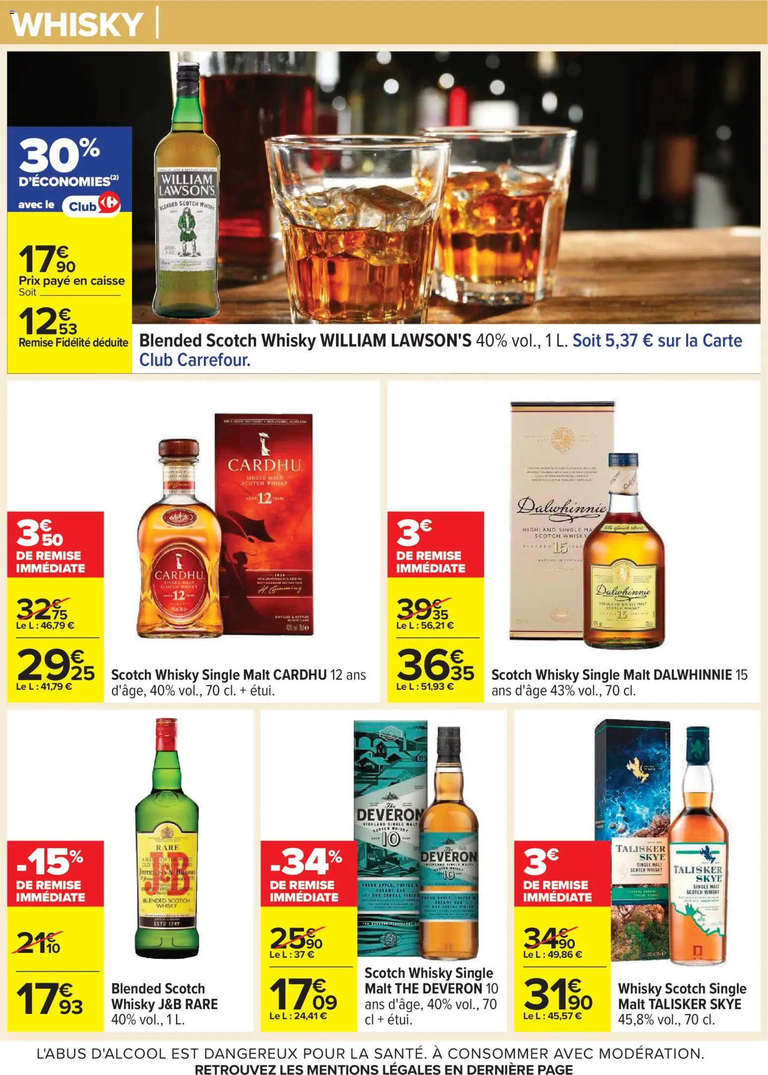 {H1} | Page: 7 | Produits: Whisky, Thé