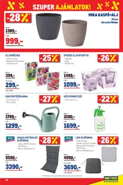Metro - Élelmiszer és Szezonális katalógus 2026/03 - amely érvényes a következő dátumtól: 01.03.2026 | Oldal: 39 | Termékek: Orchidea, Öntözőkanna, Ülőpárna, Kézi permetező