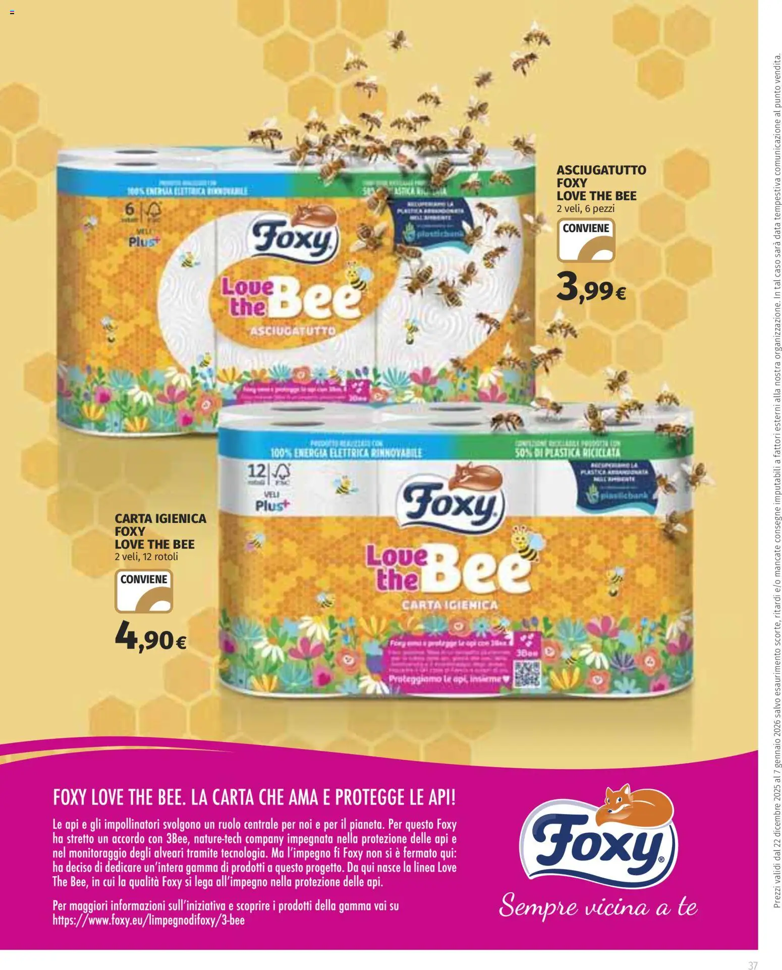 Volantino Ipercoop del 22.12.2025 | Pagina: 37 | Prodotti: Carta igienica, Tè, The, Asciugatutto