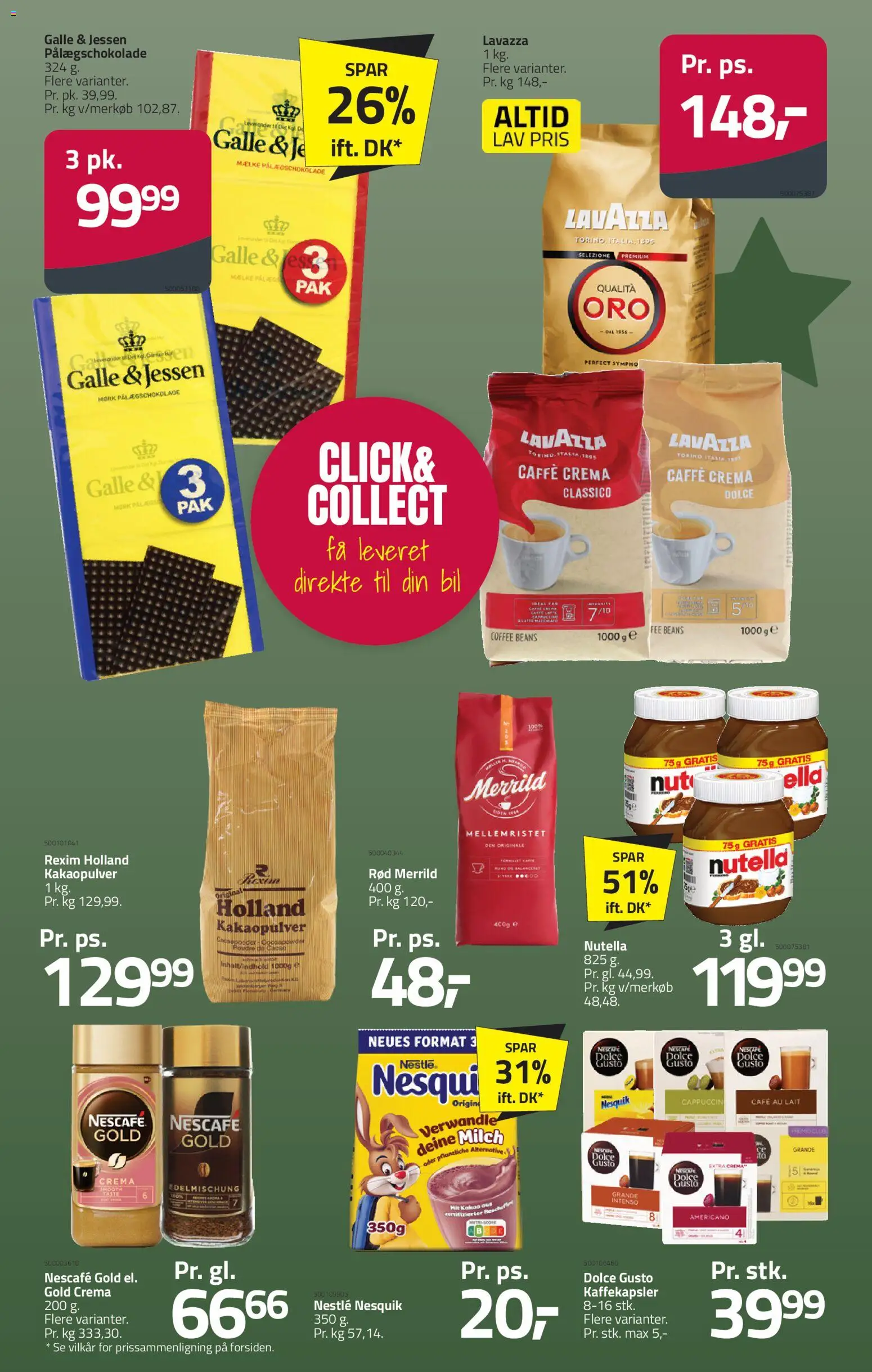 Fleggaard tilbudsavis – gyldig fra 05.11.2025 | Side: 19 | Produkter: Te, Kakao, Nutella, Kakaopulver