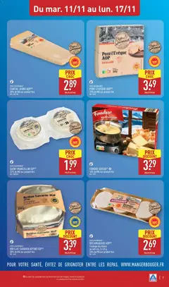 Aldi - Prévisualisation de Aldi catalogue semaine 46 valide à partir de 11.11.2025 | Page: 10 | Produits: Fromage de chèvre, Lait, Fromage