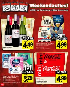 Vomar - Online weekend folder - Voorbeeld van een folder van Vomar, geldig van 18.12.2025 | Pagina: 4 | Producten: Wijn, Keukenpapier, Fles, Alcohol