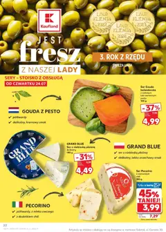 Kaufland gazetka od 24.07.2025 | Strona: 22 | Produkty: Pecorino, Mleka, Pesto, Sery