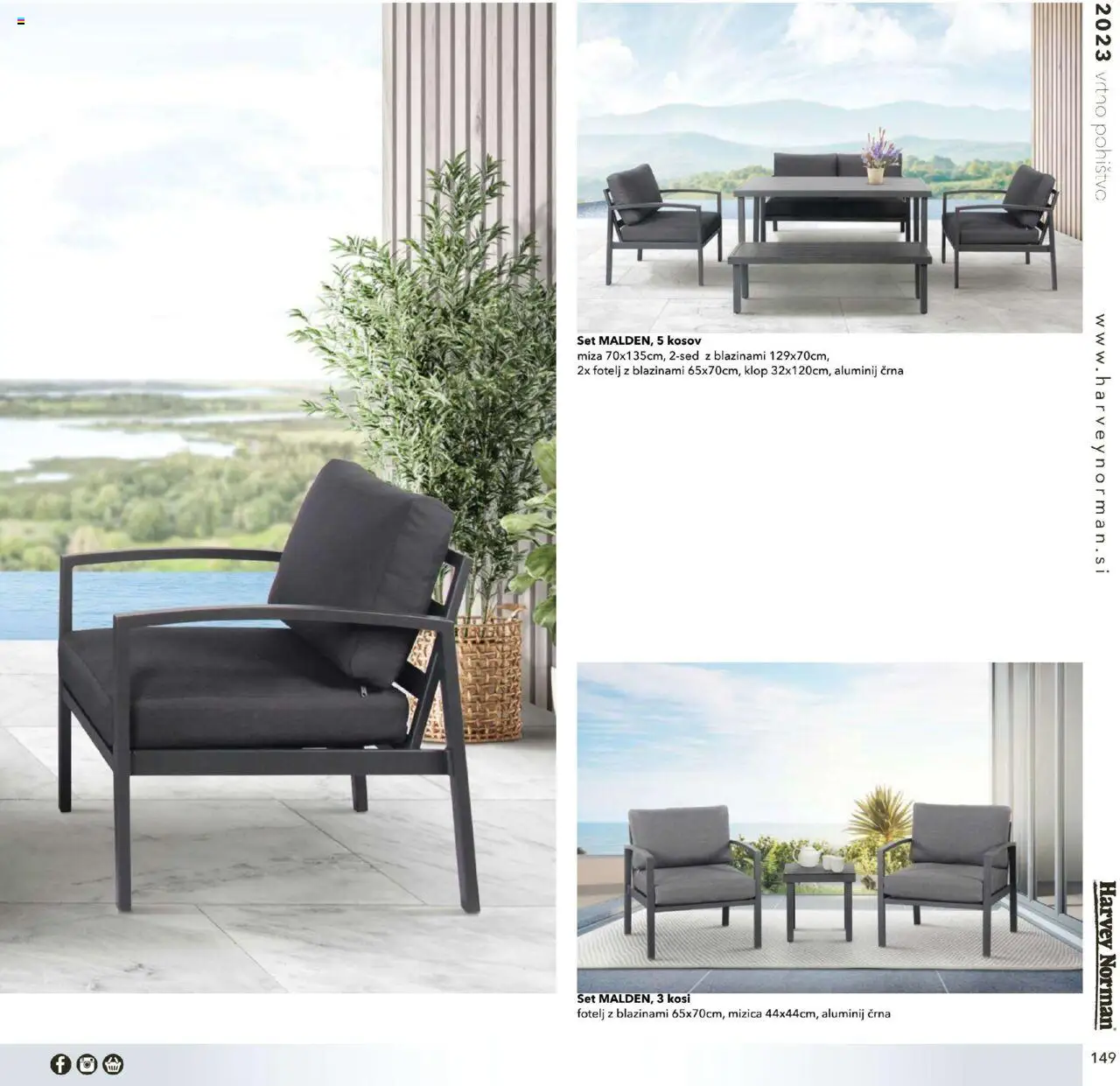 Harvey Norman - Katalog - Vrtno pohištvo │ velja od 01.03.2023 | Stran: 149