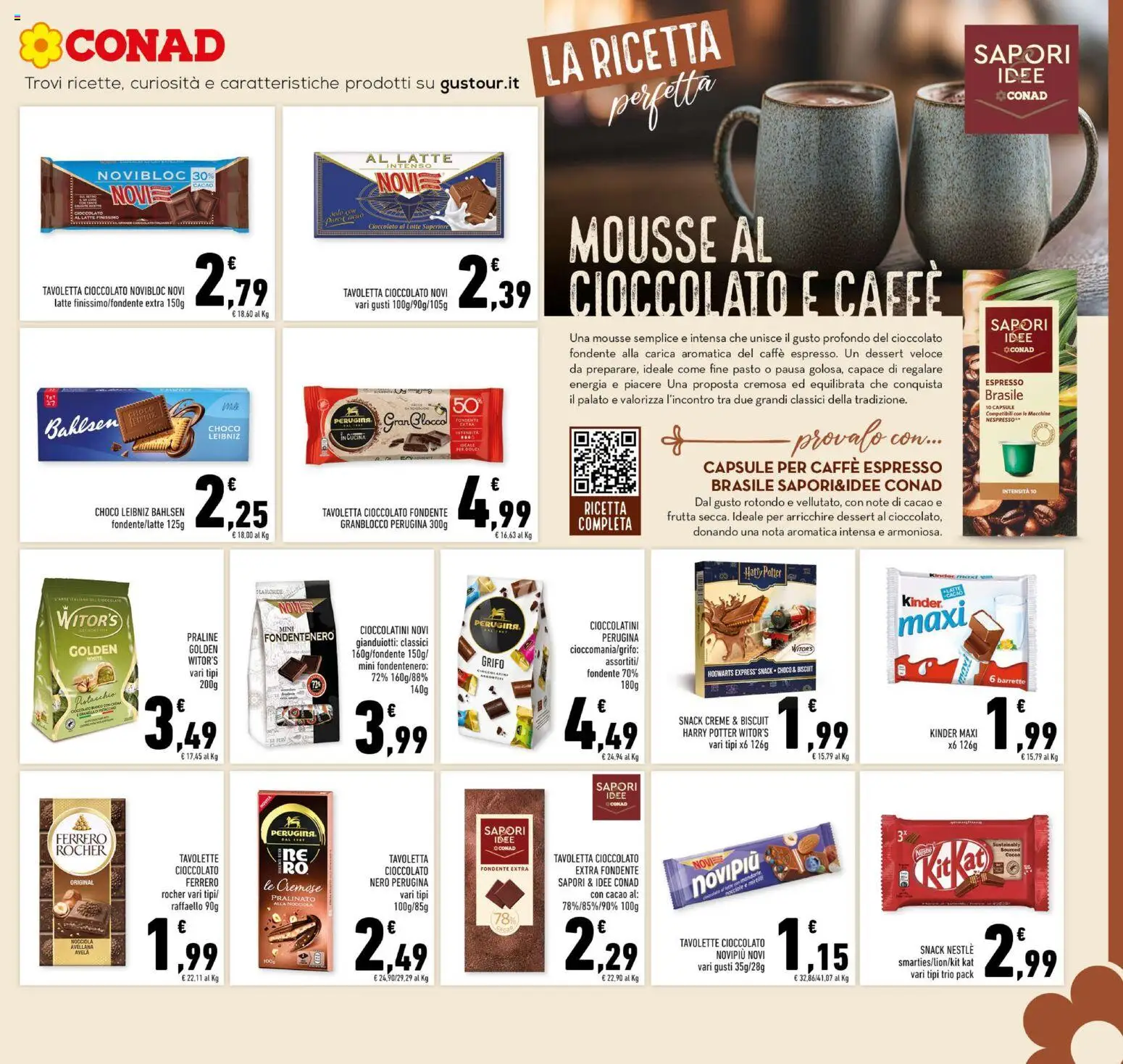 Volantino Conad del 11.02.2026 | Pagina: 11 | Prodotti: Caffè, Cioccolato, Mirtilli, Cioccolatini