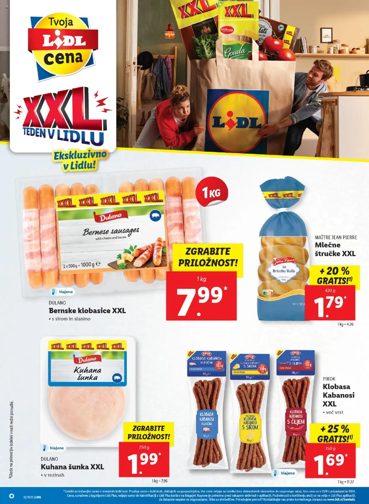 Lidl katalog │ velja od 07.08.2025 | Stran: 48 | Izdelki: Klobasice, Sunka