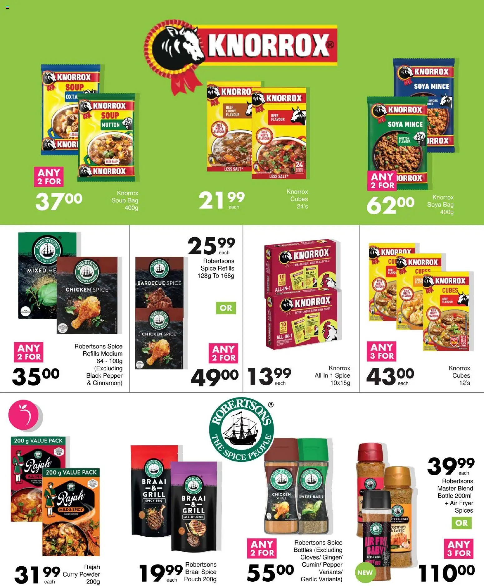 New Save catalogue – valid from 25.03.2026 | Page: 22 | Products: Fryer, Beef, Seasoning, Soya mince