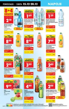 Pogląd oferty "Sok grejpfrutowy Vital Fresh, 1 l" - ważna od 15.12.2025 | Strona: 54