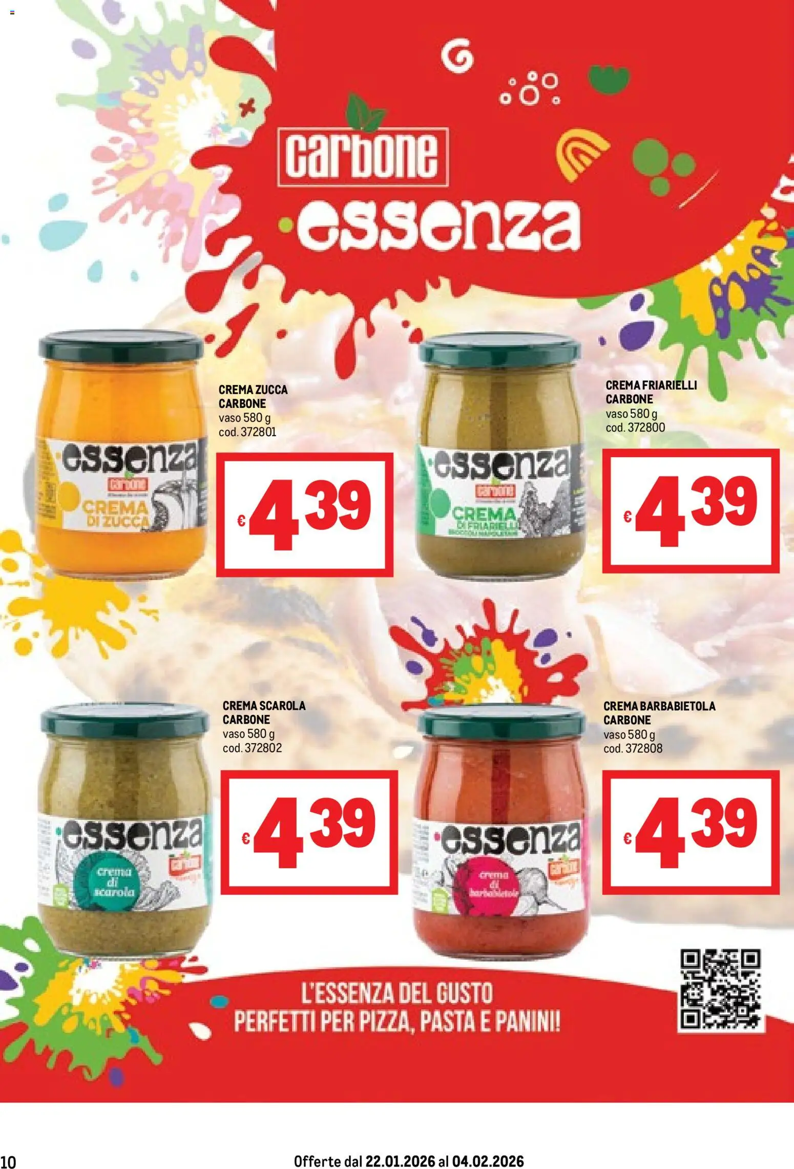 Volantino Metro del 22.01.2026 | Pagina: 10 | Prodotti: Barbabietola, Pasta, Zucca, Vaso