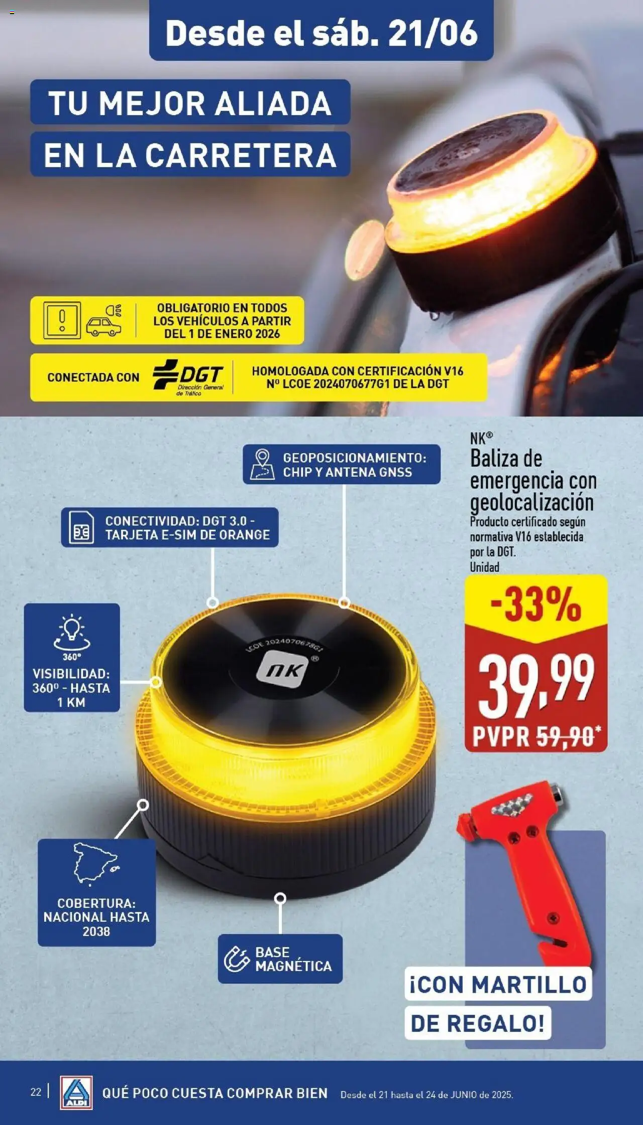Aldi folleto Canarias │ válido desde el 16.06.2025 | Página: 22 | Productos: General